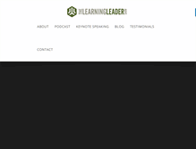 Tablet Screenshot of learningleader.com